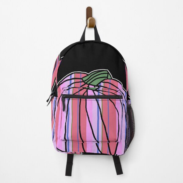 Item preview, Big Pink Stripes Pumpkin designed and sold by ellenhenry.