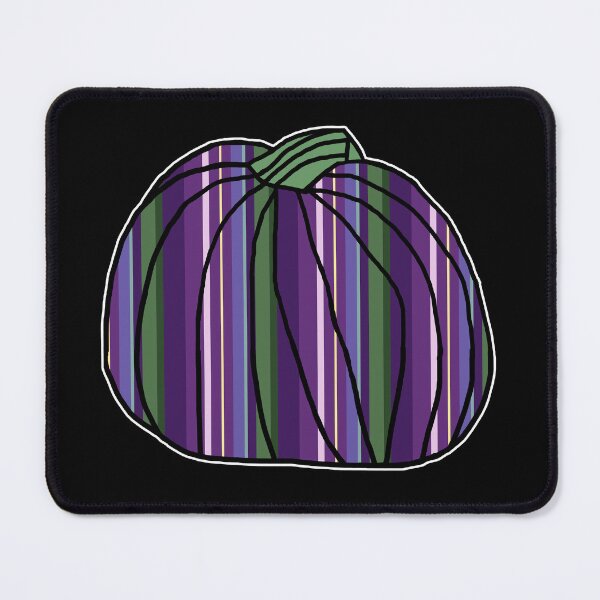 Item preview, Big Purple Stripes Pumpkin designed and sold by ellenhenry.