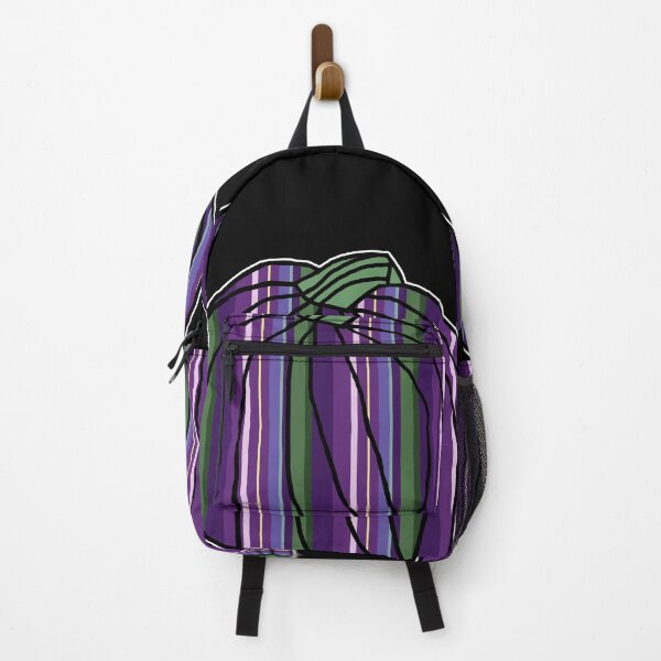 Item preview, Big Purple Stripes Pumpkin designed and sold by ellenhenry.