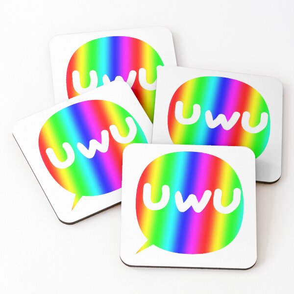 Artikelvorschau, Regenbogen-Sprechblase UwU entworfen und verkauft von Nyamelon.