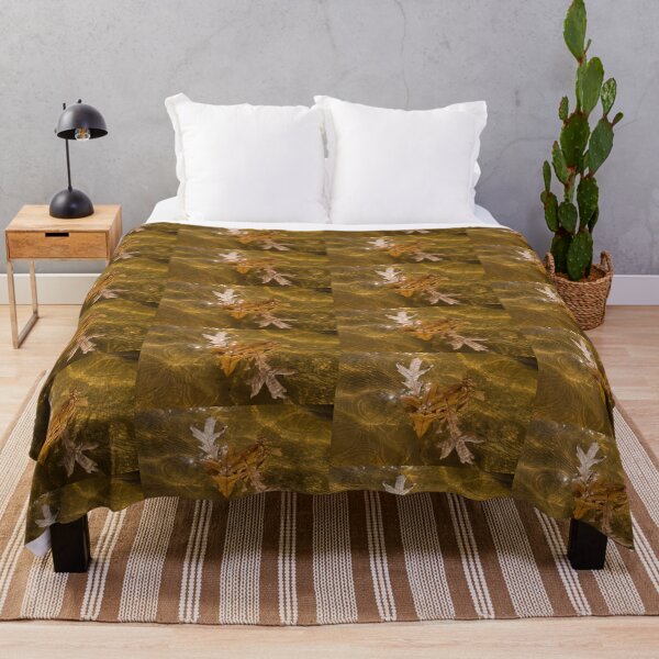 Item preview, Honey Colored Sun Flares - Oak Leaves Floating in a Fountain designed and sold by Georgia Mizuleva.