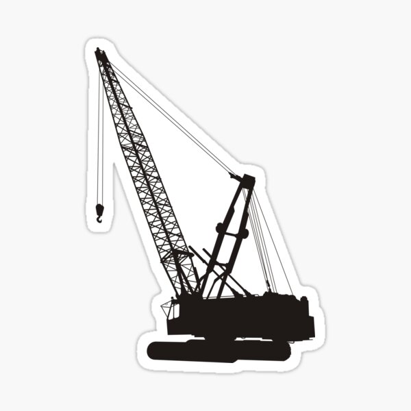 Construction Crane Sticker