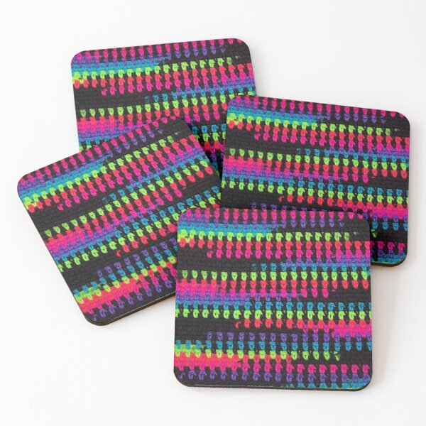Item preview, Crochet Photo Multicolor and Black Moss Stitch designed and sold by DianeBP.