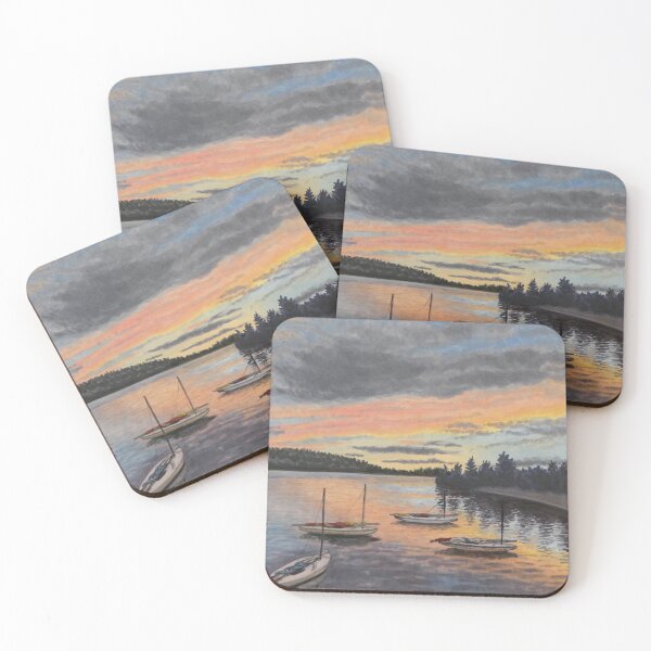 Item preview, Little Lake Sunapee at Sunset 2 designed and sold by LoveJingle.