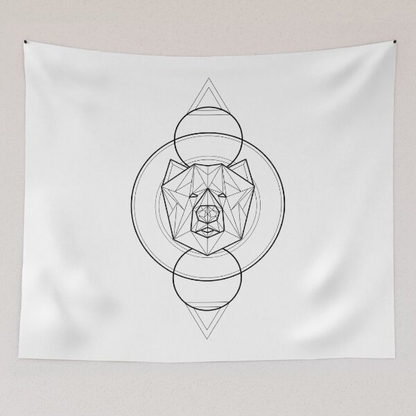 Item preview, Geometric Bear designed and sold by ErinJain.
