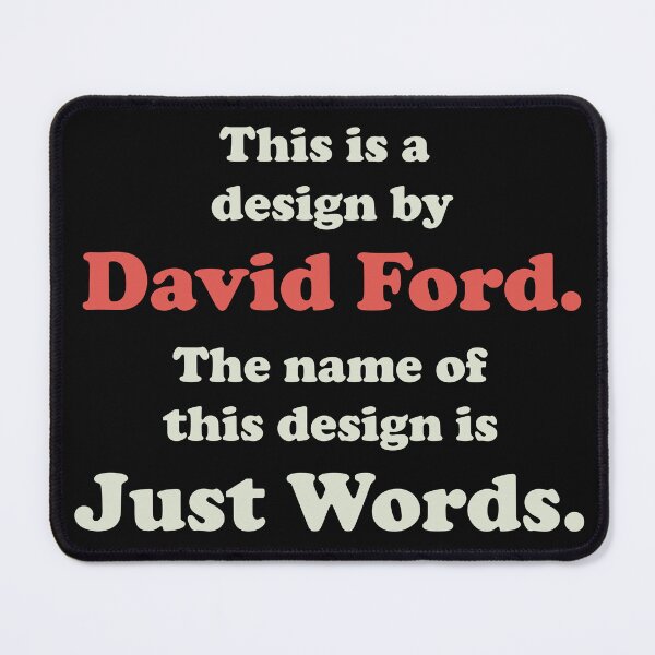 Item preview, Just Words designed and sold by davidford83.