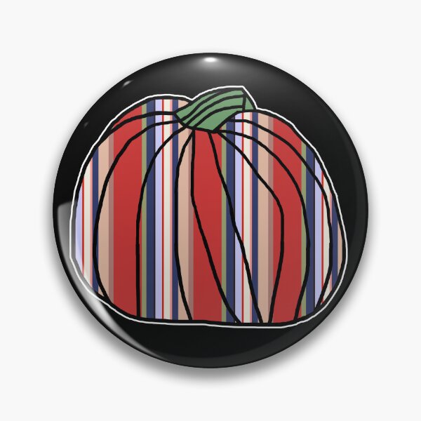 Item preview, Big Red Stripes Pumpkin  designed and sold by ellenhenry.
