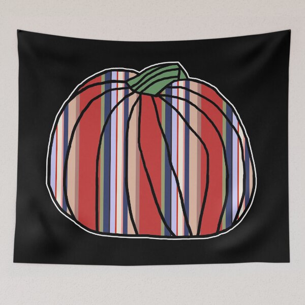 Item preview, Big Red Stripes Pumpkin  designed and sold by ellenhenry.