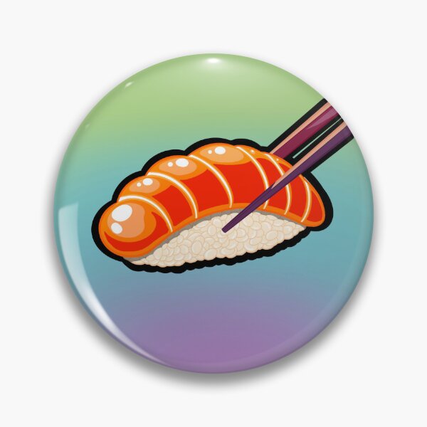 Item preview, Bold Sushi Salmon Nigiri  designed and sold by reginarennart98.