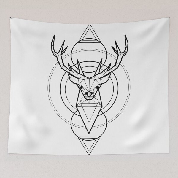 Item preview, Geometric Stag designed and sold by ErinJain.