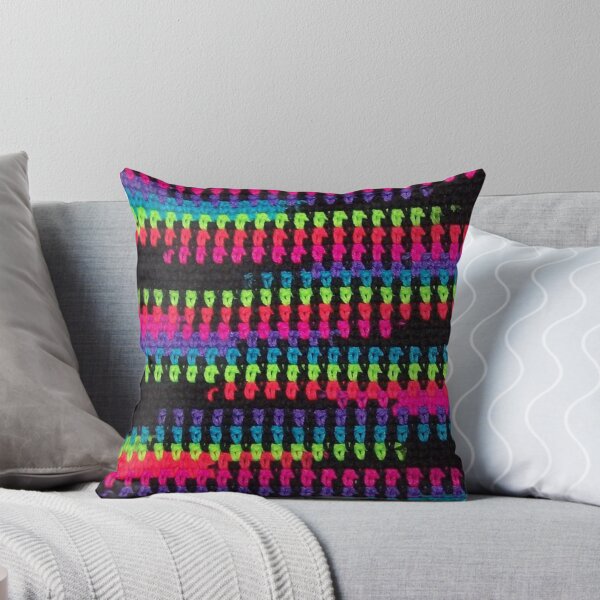 Item preview, Crochet Photo Multicolor and Black Moss Stitch designed and sold by DianeBP.