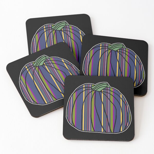 Item preview, Big Dark Blue Stripes Pumpkin  designed and sold by ellenhenry.