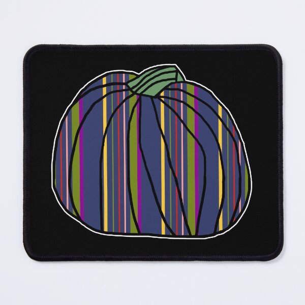 Item preview, Big Dark Blue Stripes Pumpkin designed and sold by ellenhenry.