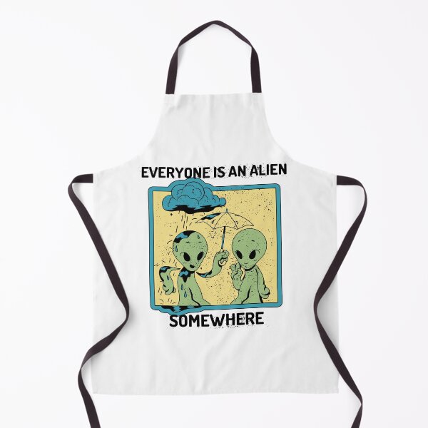 Item preview, Aliens Are Everywhere - alien with umbrella designed and sold by bsrishika.