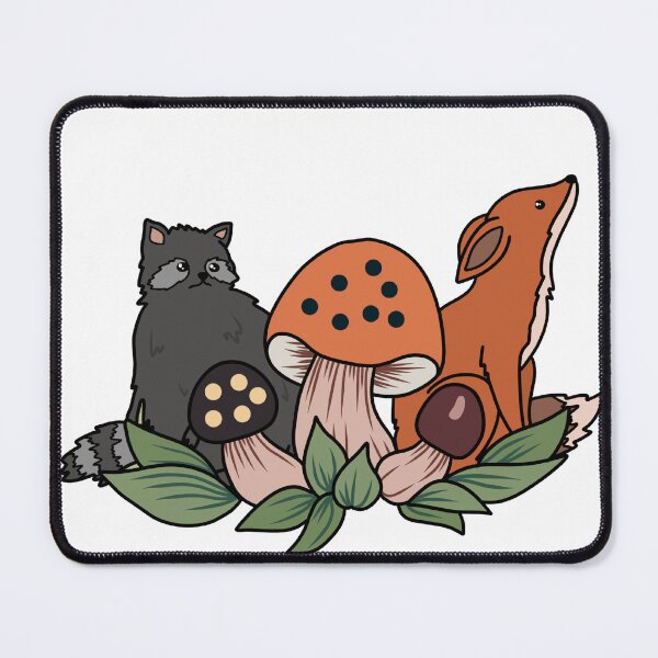 Item preview, Merry Mushroom Forest Animals designed and sold by ThriftedBurrow.