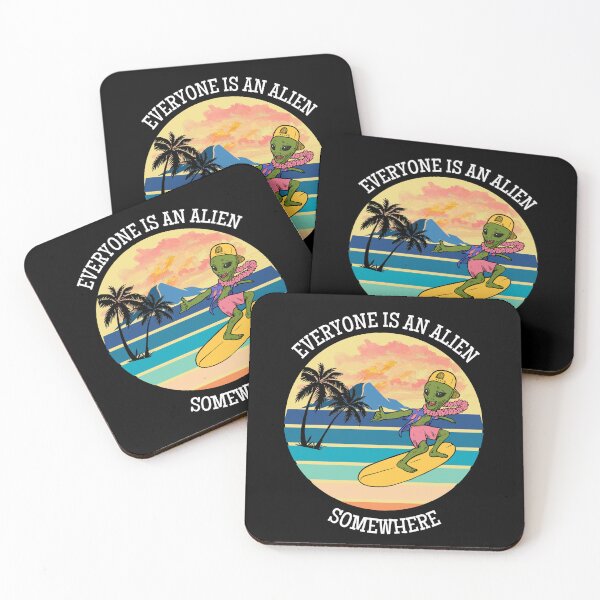 Item preview, Aliens Are Everywhere - Alien Surfing designed and sold by bsrishika.