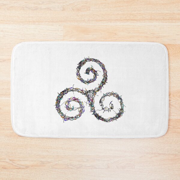 Item preview, Multicolored Triskelion - The mental, physical and spiritual in continual transformation designed and sold by H Jonas.