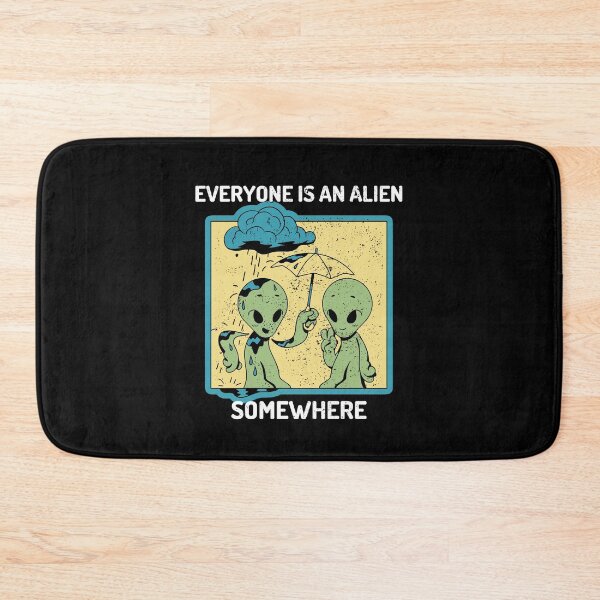 Item preview, Aliens Are Everywhere - Alien With Umbrella  designed and sold by bsrishika.