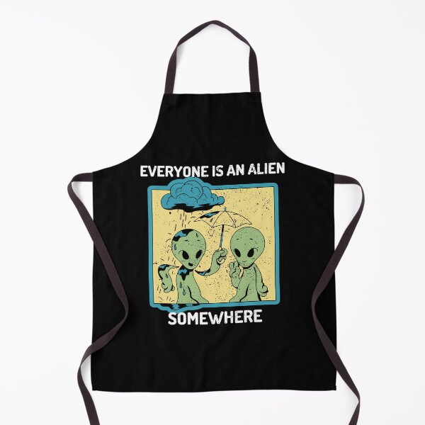 Item preview, Aliens Are Everywhere - Alien With Umbrella designed and sold by bsrishika.
