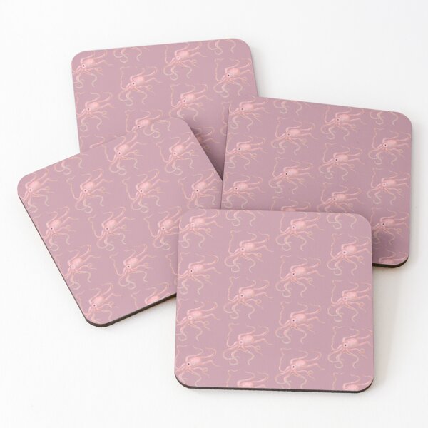 Item preview, Pink,octopus pattern designed and sold by PauwieArtStudio.