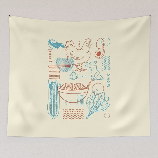 Item preview, How To Do: Ramen Recipe Japanese Design Minimalist by Tobe Fonseca designed and sold by Tobe Fonseca®.