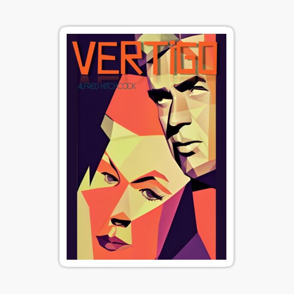 Vertige d'Alfred Hitchcock Sticker
