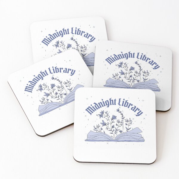 Item preview, Midnight Library - Books With Flowers designed and sold by bsrishika.