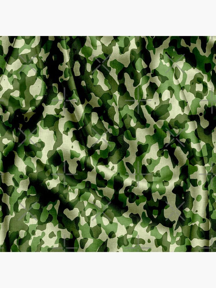 "Camouflage fabric combat uniform with military camo" Sticker for Sale