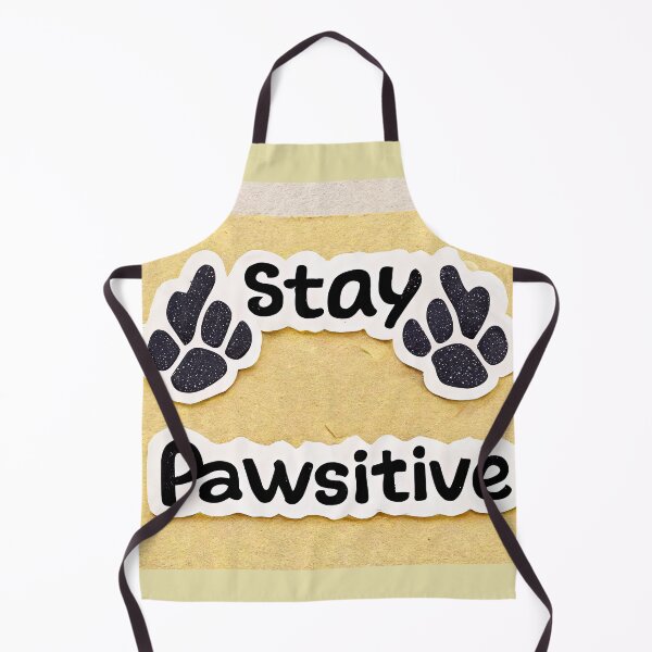Item preview, stay pawsitive designed and sold by Chillapy.