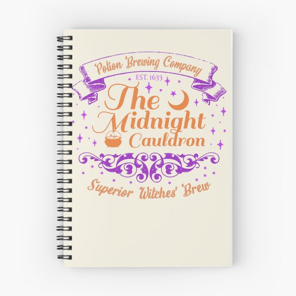 Item preview, Colorful The Midnight Cauldron, Cool Halloween Design, One Of Matching Four Cream Color designed and sold by TrulyEpoque.