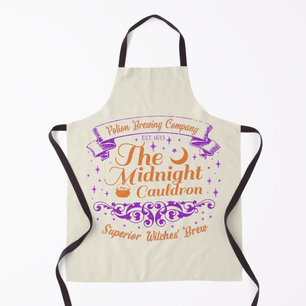 Item preview, Colorful The Midnight Cauldron, Cool Halloween Design, One Of Matching Four Cream Color designed and sold by TrulyEpoque.
