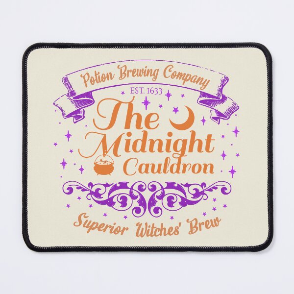 Item preview, Colorful The Midnight Cauldron, Cool Halloween Design, One Of Matching Four Cream Color designed and sold by TrulyEpoque.