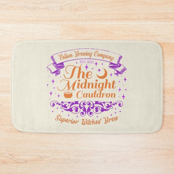 Item preview, Colorful The Midnight Cauldron, Cool Halloween Design, One Of Matching Four Cream Color designed and sold by TrulyEpoque.
