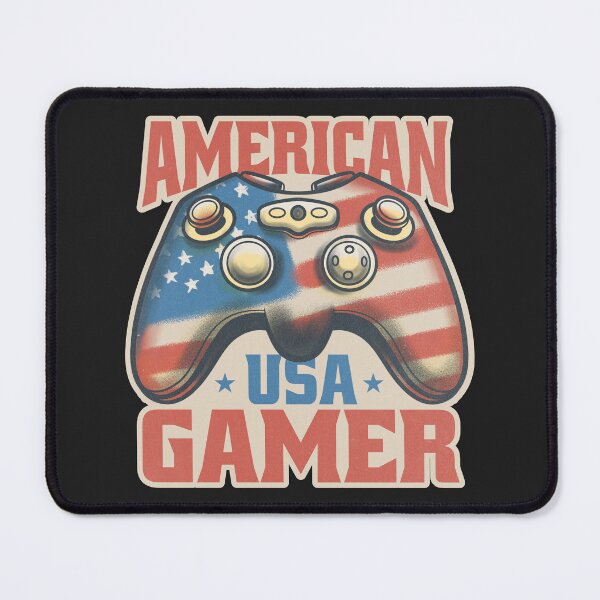 Item preview, Gamer 4th Of July American Flag Video Game Boys Kids Teens designed and sold by 1White-Rabbit.