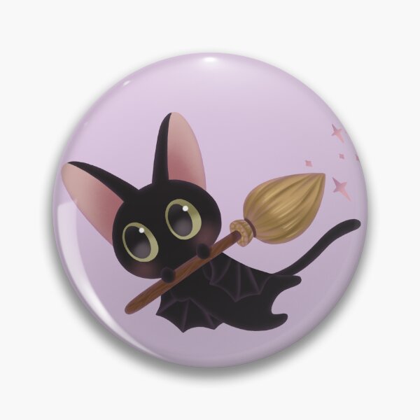 Item preview, Cat Bat on a Broom designed and sold by Larissa Melnik.