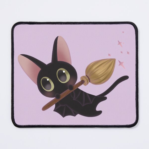 Item preview, Cat Bat on a Broom designed and sold by Larissa Melnik.