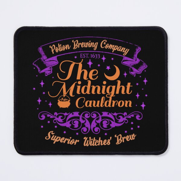 Item preview, Colorful The Midnight Cauldron, Cool Halloween Design, One Of Matching Four Black Base Colour designed and sold by TrulyEpoque.