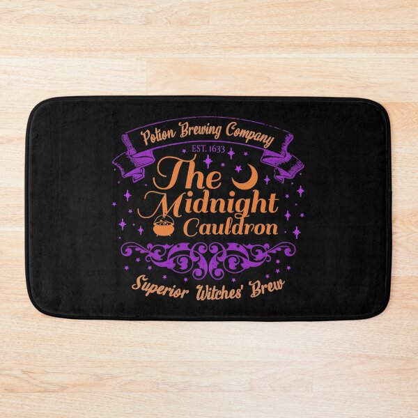 Item preview, Colorful The Midnight Cauldron, Cool Halloween Design, One Of Matching Four Black Base Colour designed and sold by TrulyEpoque.