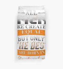 BEST MEN ARE BORN IN SEPTEMBER Duvet Cover