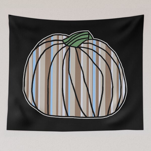 Item preview, Big Stone Brown Stripes Pumpkin  designed and sold by ellenhenry.