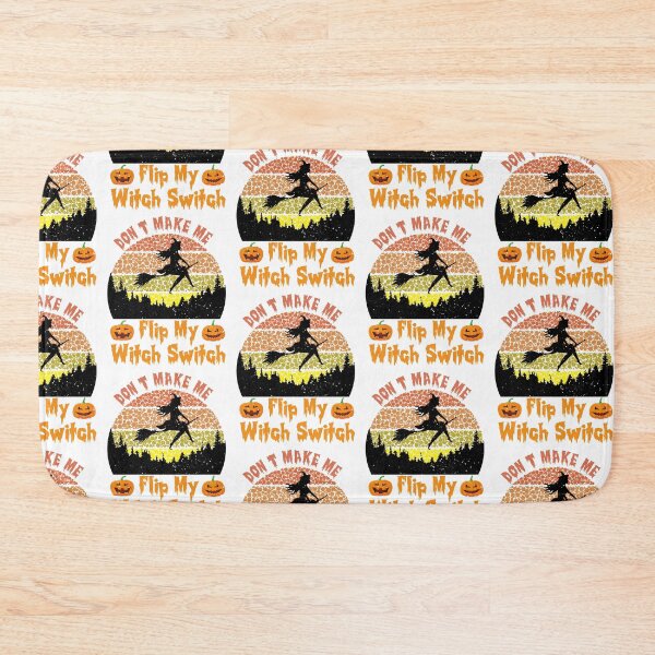 Item preview, Don't Make Me Flip My Witch Switch -  Retro Sunset POLKA DOT Halloween Scary Evil Pumpkin Funny Pumpkin designed and sold by ALITOPRINCE.