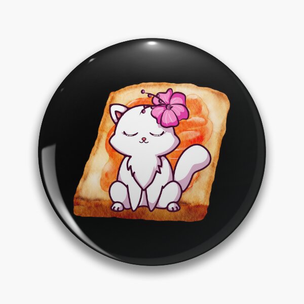 Item preview, Cat Flower Toast designed and sold by The Love Quill.