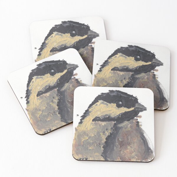 Item preview, Painted Black-Capped Chickadee designed and sold by ecooley414.