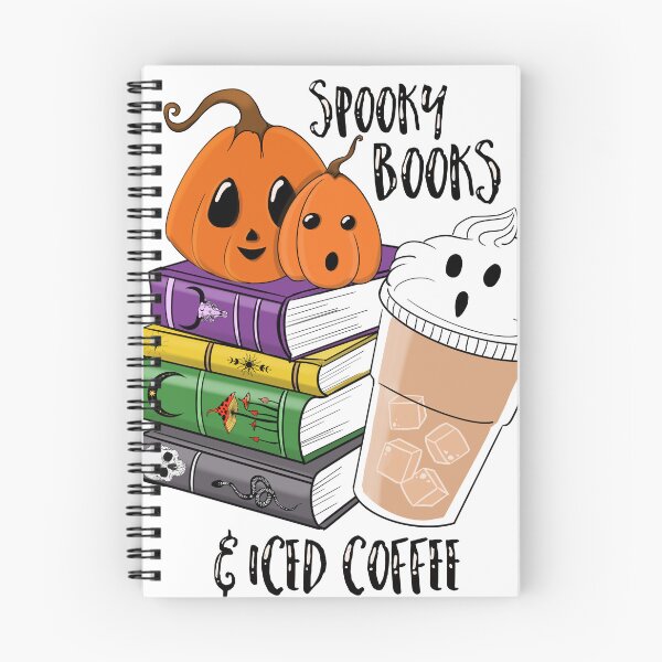 Item preview, Spooky Books & Iced Coffee designed and sold by eviebookish.