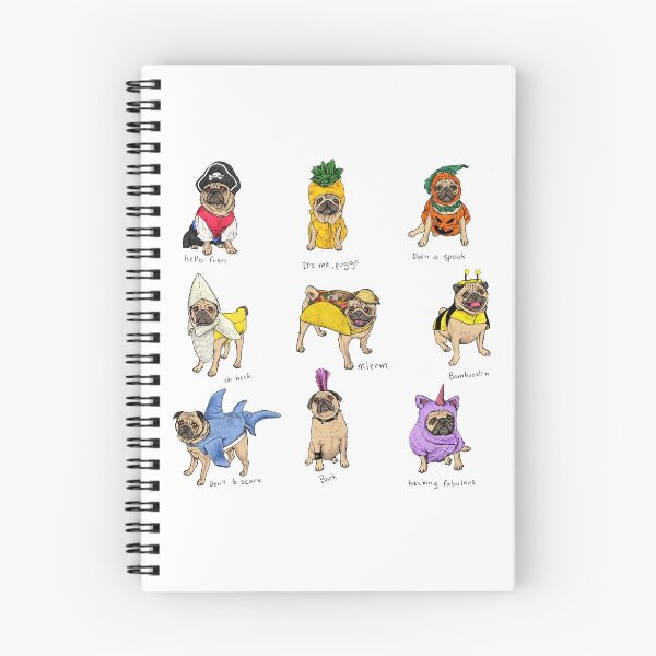 Item preview, Pugs cómicos en traje designed and sold by Kylie Yang.