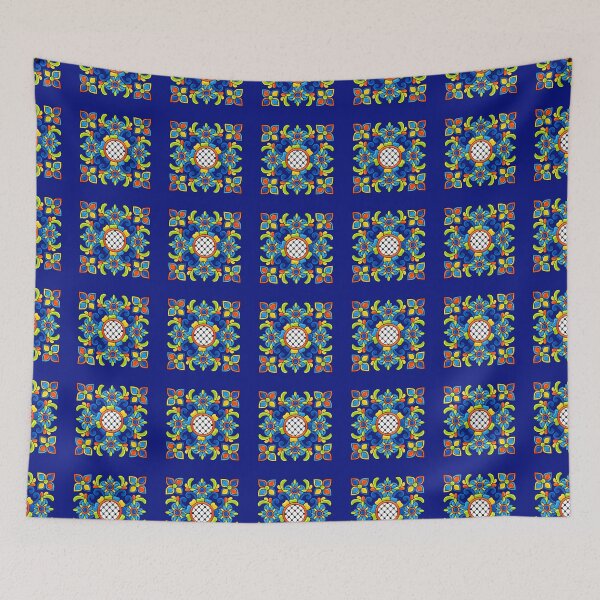 Item preview, Quilt Tile Flowered Pattern designed and sold by VirtualFaries.
