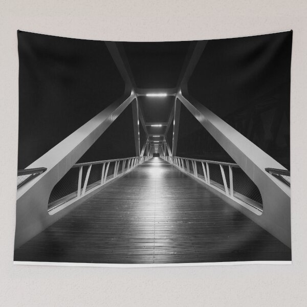 Item preview, Bridge at Night, Black and White designed and sold by Ivan333Croatia.