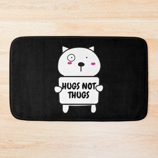 Item preview, Dog Holding Sign - Hugs Not Thugs - Halloween Costume designed and sold by bsrishika.