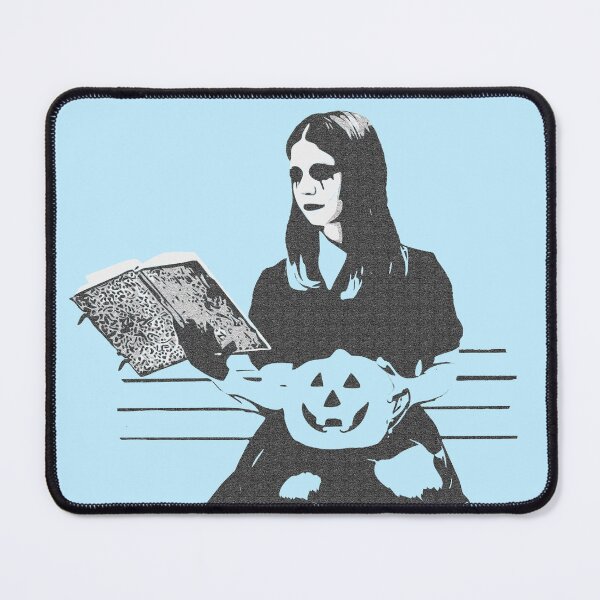 Item preview, Goth girl with a scary evil pumpkin head designed and sold by RisingAir.