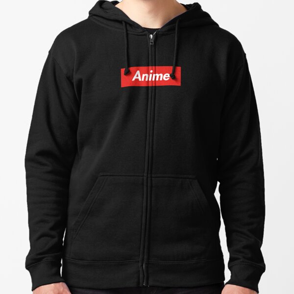 anime supreme hoodie